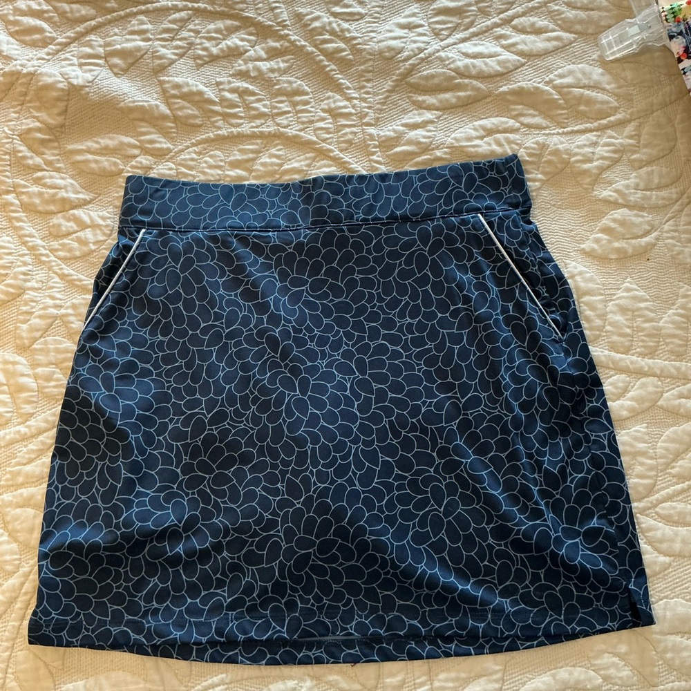 Navy Floral Women's Skirt